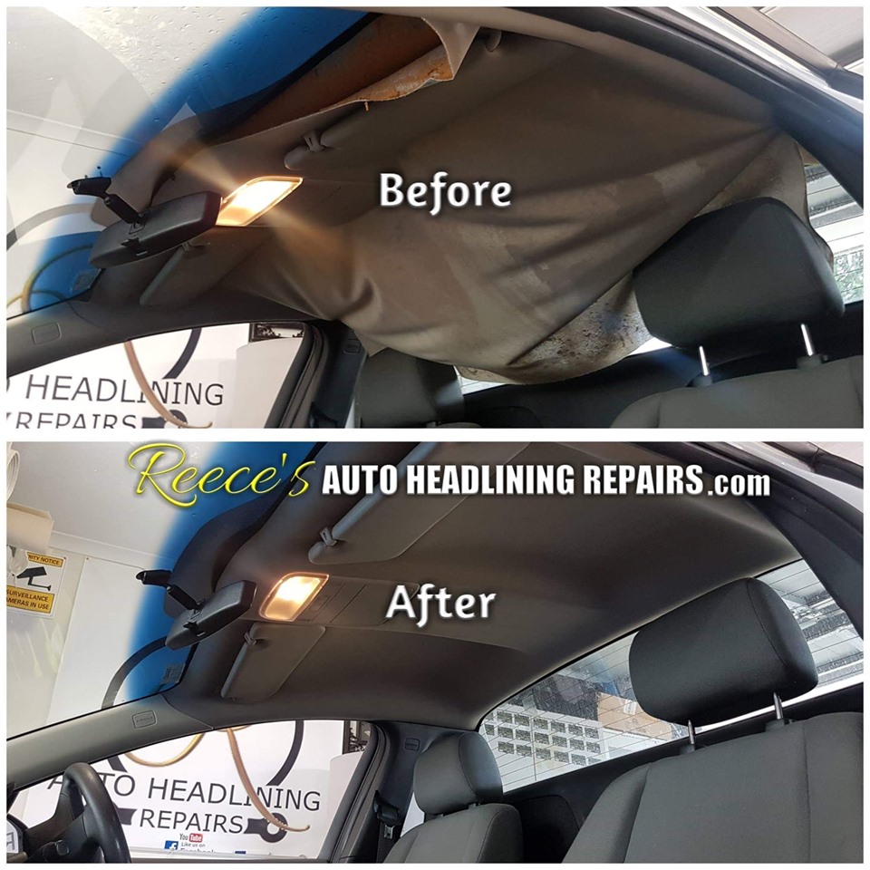 how to repair fix diy holden ve commodore headlining headliner rooflining roofliner hoodlining sagging lining liner hoodliner roof car