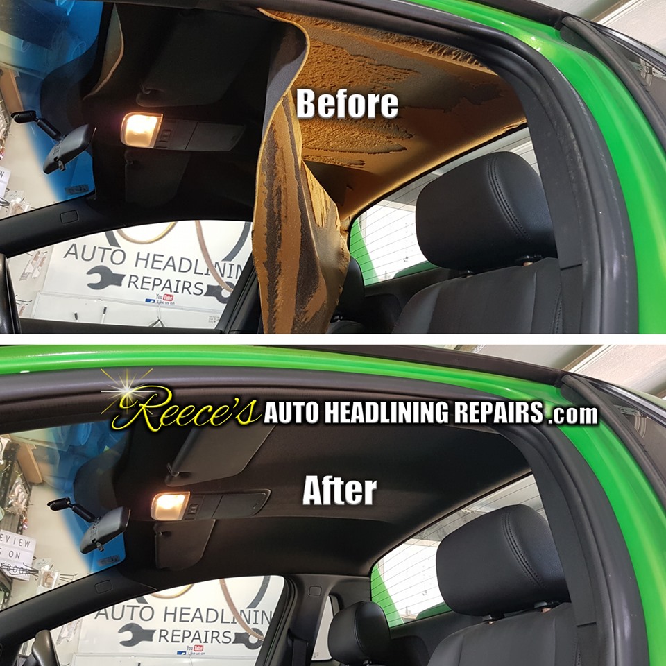 how to repair fix diy holden ve commodore headlining headliner rooflining roofliner hoodlining sagging lining liner hoodliner roof car