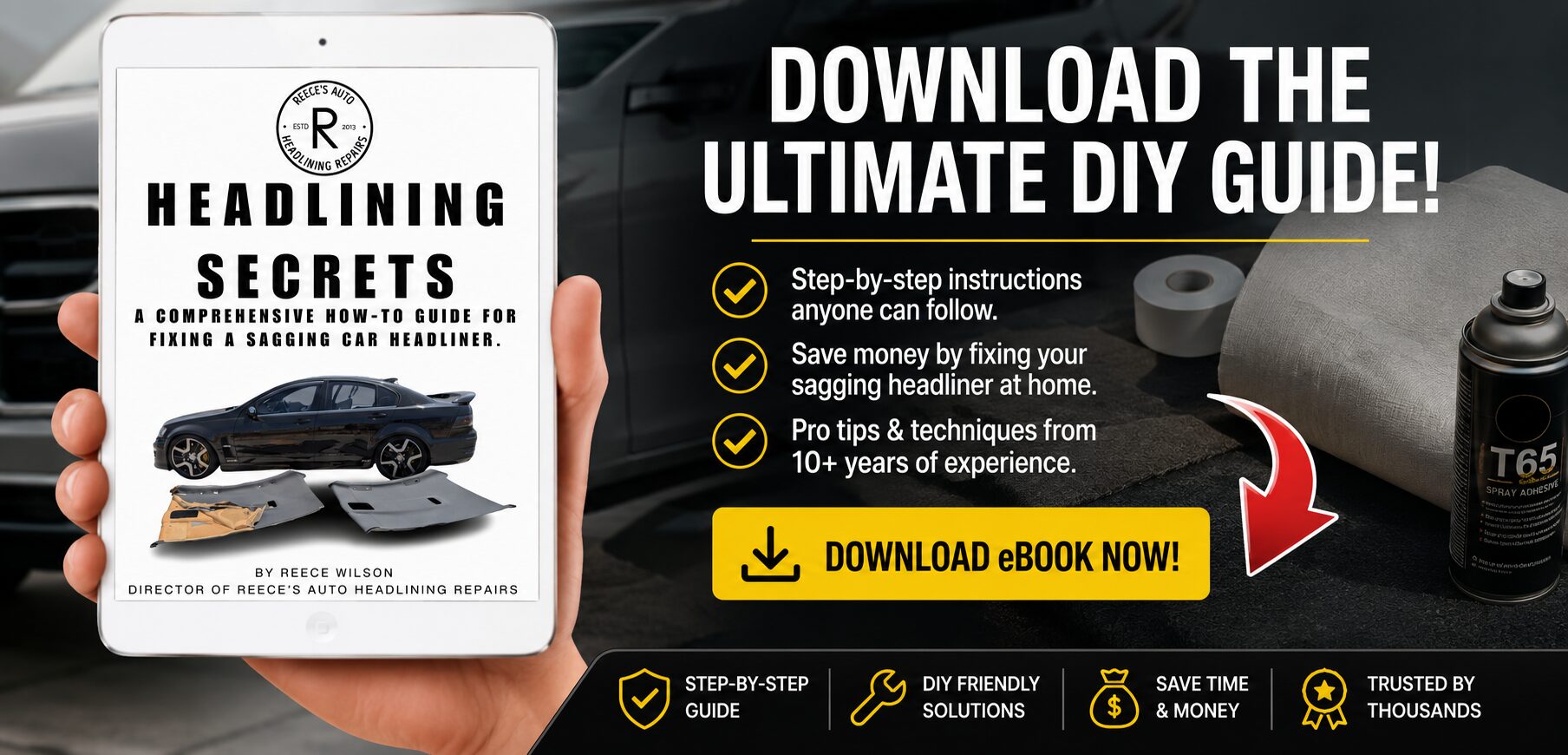 how to repair fix a sagging car roof head liner HOW TO REPLACE A CAR HEADLINER