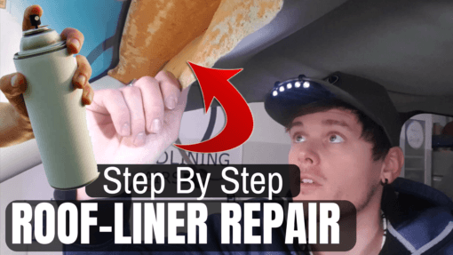 HOW To Repair a SAGGING HEADLINER....DO IT YOURSELF