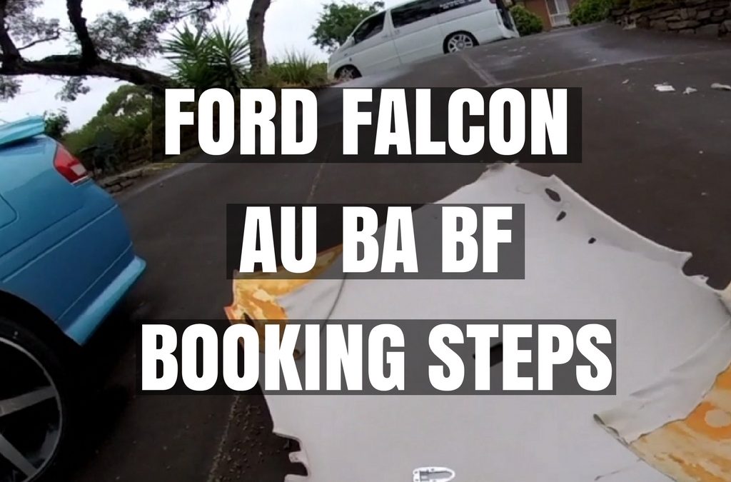 FORD FALCON AU BA BF HEADLINER ROOFLINING HEADLINING ROOF LINING REPAIR HOW TO FIX