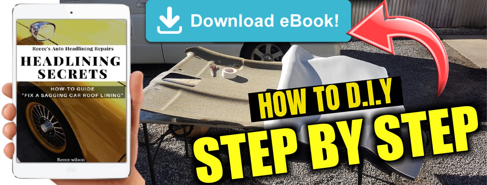 HOW TO REPLACE A CAR HEADLINER