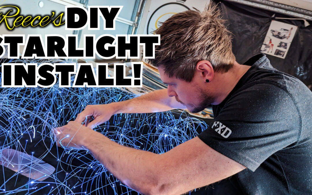how to install a starlight fiber optic rolls royce headliner kit steps diy