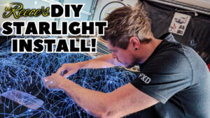 how to install a starlight fiber optic rolls  royce headliner kit steps diy