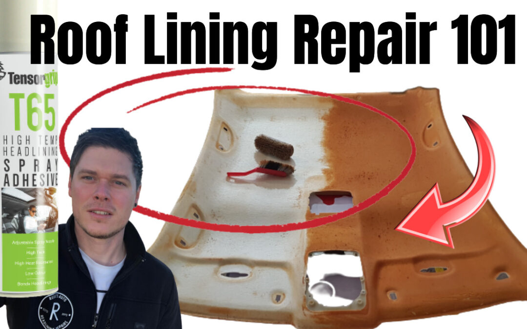 HOW TO REPAIR A SAGGING CAR ROOF LINER (Sagging Interior Head Lining)