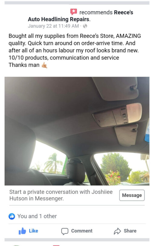Headliner Replacement Fabric Car Roof Lining Material Sold By 0.5 Mtr SEE VIDEO - Image 7