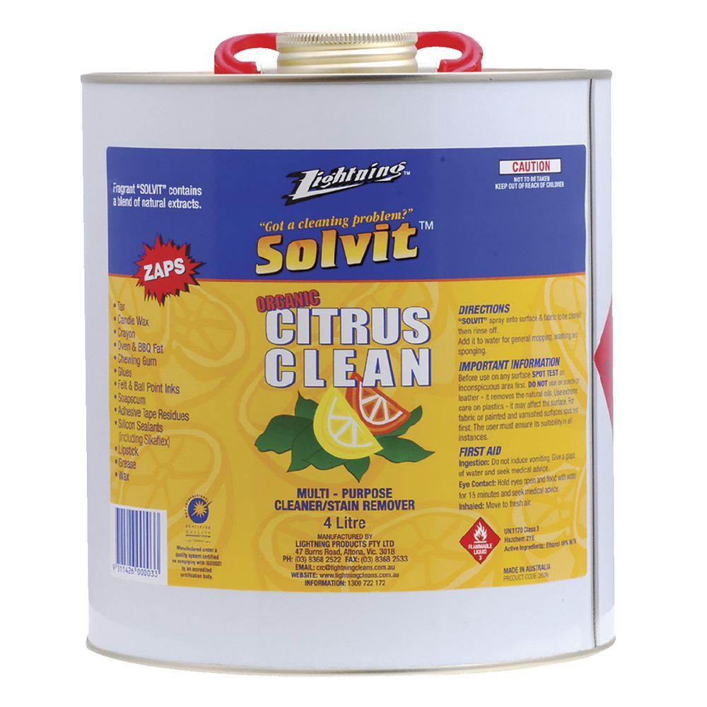 Lightning Solvit Adhesive Remover Citrus Cleaner 500ml